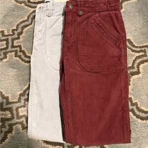 Vintage American Eagle classic skinny pants in light blue and Maroon size 0